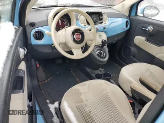 2017 FIAT 500 Pop z VIN 3C3CFFLR4HT505924, wystawiony jako Copart lot #81500754 z przebiegiem 49 618 mil mil oraz Nie do naprawy • Non repairable. Historia ofert i sprzedaży dostępna na DreamBid. Obrazek 8.