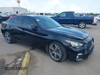 2024 Infiniti Q50 Sensory with VIN JN1EV7CP7RM600256, listed as a IAAI auction lot 42075807 with 8,623 mi miles and . Bid and sale history available at DreamBid. Image 1.