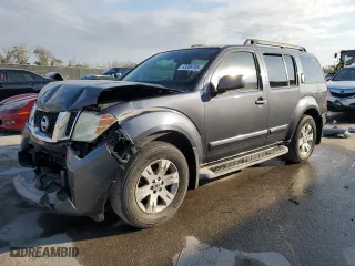 2011 Nissan Pathfinder SV with VIN 5N1AR1NN4BC610047, listed as a Copart auction lot 43269705 with 258,091 mi miles and Salvage Title. Bid and sale history available at carsss.com. Image 1.