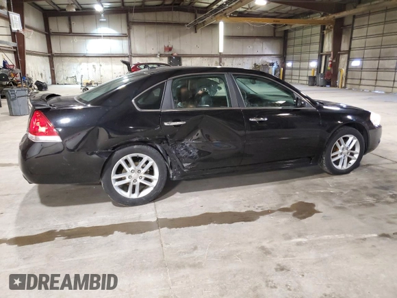 2013 Chevrolet Impala LTZ with VIN 2G1WC5E30D1185560, listed as a Copart auction lot 49686505 with 92,793 mi miles and Salvage Title. Bid and sale history available at DreamBid. Image 3.
