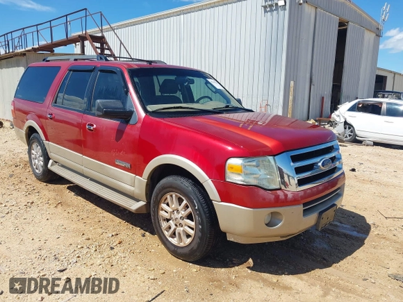 2007 Ford Expedition Max Eddie Bauer с VIN 1FMFK17537LA33512, выставлен на аукционе IAAI как лот 42219121 с пробегом 168 279 миль миль и . История ставок и продаж доступна на DreamBid. Изображение 1.