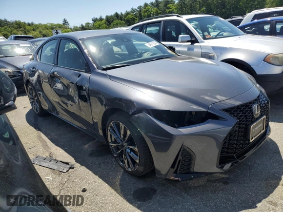 2023 Lexus IS with VIN JTHGZ1E23P5030867, listed as a Copart auction lot 54871264 with 6,429 mi miles and Salvage Title. Bid and sale history available at carsss.com. Image 4.