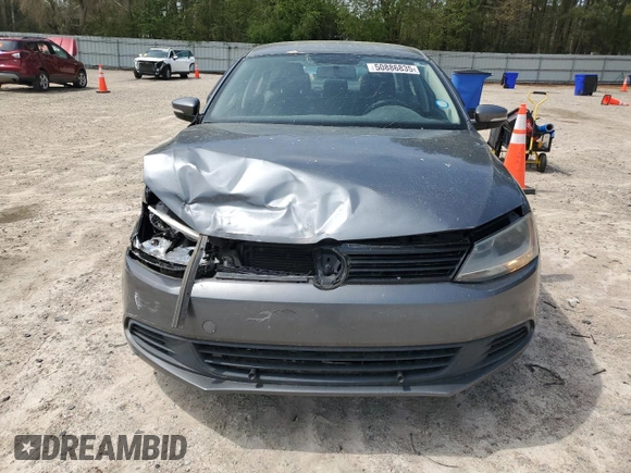 2011 Volkswagen Jetta Sedan SE with VIN 3VWDX7AJ7BM326243, listed as a Copart auction lot 50886835 with 165,059 mi miles and Salvage Title. Bid and sale history available at carsss.com. Image 5.