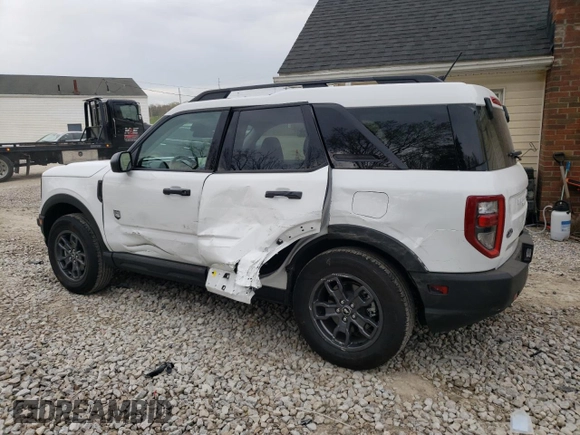 2024 Ford Bronco Sport Big Bend z VIN 3FMCR9B62RRF66162, wystawiony jako Copart lot #55129945 z przebiegiem 3 141 mil mil oraz Szkoda całkowita • Salvage title. Historia ofert i sprzedaży dostępna na DreamBid. Obrazek 2.