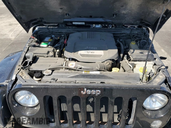 2014 Jeep Wrangler Unlimited Sahara z VIN 1C4BJWEG4EL164226, wystawiony jako Copart lot #53849355 z przebiegiem 82 145 mil mil oraz Szkoda całkowita • Salvage title. Historia ofert i sprzedaży dostępna na DreamBid. Obrazek 12.