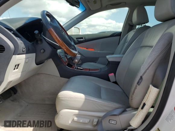 2007 Lexus ES 330 with VIN JTHBJ46G972076024, listed as a Copart auction lot 44470405 with 73,036 mi miles and Salvage Title. Bid and sale history available at DreamBid. Image 7.