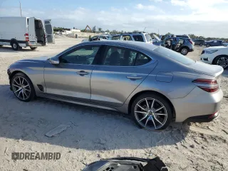 2022 Genesis G70 2.0T with VIN KMTG34TA3NU101875, listed as a Copart auction lot 84599834 with 20,997 mi miles and Salvage Title. Bid and sale history available at DreamBid. Image 2.