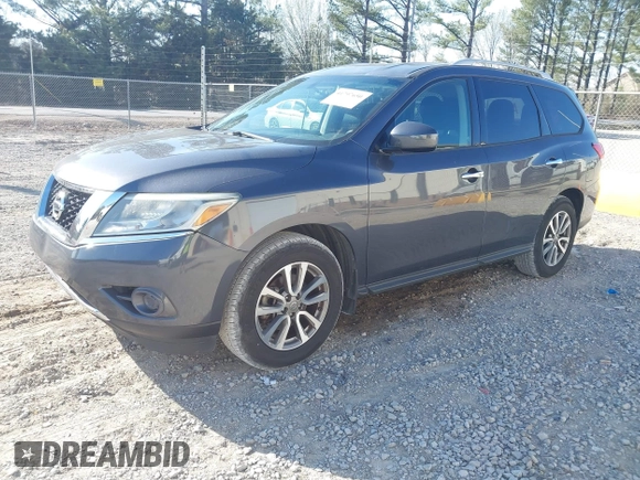 2014 Nissan Pathfinder SV z VIN 5N1AR2MN4EC654030, wystawiony jako IAAI lot #41797650 z przebiegiem 129 731 mil mil oraz . Historia ofert i sprzedaży dostępna na DreamBid. Obrazek 2.