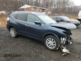 2016 Nissan Rogue SV with VIN JN8AT2MV5GW154339, listed as a Copart auction lot 50191385 with 225,321 mi miles and Salvage Title. Bid and sale history available at DreamBid. Image 4.