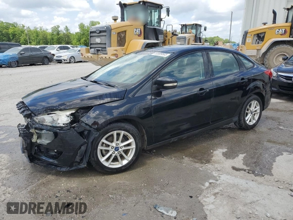 2017 Ford Focus SE with VIN 1FADP3F27HL322402, listed as a Copart auction lot 53309565 with 108,846 mi miles and Salvage title. Bid and sale history available at DreamBid. Image 1.