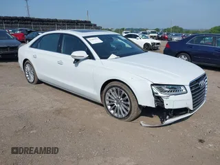 2015 Audi A8 3.0T with VIN WAU3GAFD4FN020897, listed as a IAAI auction lot 42480222 with 68,894 mi miles and . Bid and sale history available at DreamBid. Image 1.