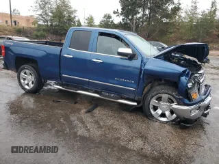2015 Chevrolet Silverado 1500 LTZ with VIN 1GCVKSEC2FZ325719, listed as a Copart auction lot 79193314 with 0 mi miles and Salvage Title. Bid and sale history available at carsss.com. Image 4.