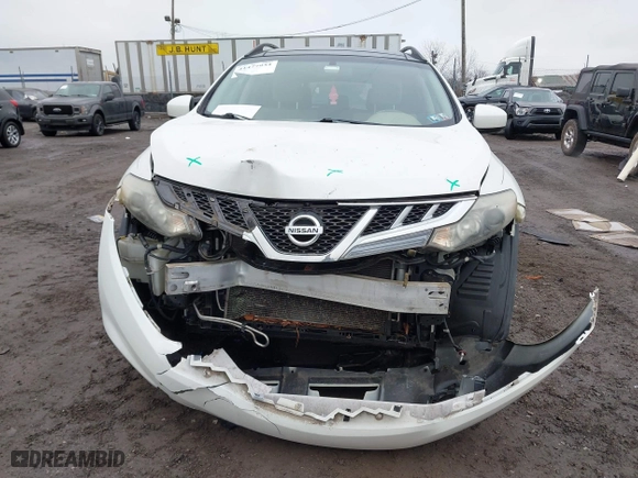 2011 Nissan Murano SV with VIN JN8AZ1MWXBW186293, listed as a IAAI auction lot 41477934 with 92,729 mi miles. Bid and sale history available at carsss.com. Image 11.
