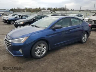 2020 Hyundai Elantra Value Edition with VIN 5NPD84LF0LH575806, listed as a Copart auction lot 53150585 with 110,135 mi miles and Clean Title. Bid and sale history available at carsss.com. Image 1.