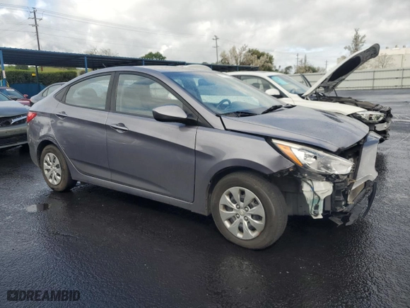 2016 Hyundai Accent SE with VIN KMHCT4AE9GU105270, listed as a Copart auction lot 51176515 with 79,518 mi miles and Salvage Title. Bid and sale history available at carsss.com. Image 4.