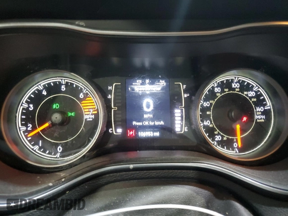 2019 Jeep Cherokee Latitude Plus с VIN 1C4PJMLB7KD293598, выставлен на аукционе Copart как лот 58841895 с пробегом 106 953 миль миль и Списание • Salvage title. История ставок и продаж доступна на DreamBid. Изображение 9.