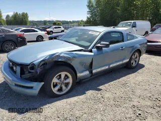 2007 Ford Mustang Deluxe with VIN 1ZVFT80N375237278, listed as a Copart auction lot 59864365 with 217,241 mi miles and Salvage title. Bid and sale history available at DreamBid. Image 1.
