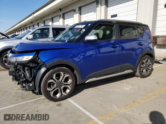 2020 Kia Soul X-Line with VIN KNDJ23AU0L7073138, listed as a Copart auction lot 48916754 with 63,340 mi miles and Salvage Title. Bid and sale history available at carsss.com. Image 1.
