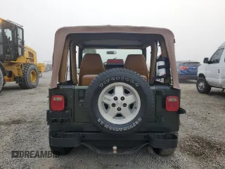 1995 Jeep Wrangler S with VIN 1J4FY19P4SP224403, listed as a Copart auction lot 85573324 with 0 mi miles and Salvage Title. Bid and sale history available at carsss.com. Image 6.
