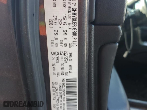 2014 Jeep Grand Cherokee Overland with VIN 1C4RJFCM1EC582749, listed as a Copart auction lot 42262345 with 133,285 mi miles and Clean Title. Bid and sale history available at DreamBid. Image 12.