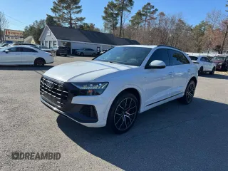 2019 Audi Q8 Prestige with VIN WA1FVAF16KD022799, listed as a Copart auction lot 54085215 with 124,505 mi miles and Clean Title. Bid and sale history available at carsss.com. Image 1.
