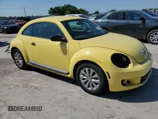 2015 Volkswagen Beetle Fleet Edition with VIN 3VWF17AT4FM626761, listed as a Copart auction lot 51601695 with 71,549 mi miles and Salvage Title. Bid and sale history available at DreamBid. Image 4.