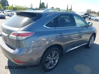 2013 Lexus RX 450h with VIN JTJBC1BAXD2053422, listed as a IAAI auction lot 42304531 with 117,035 mi miles and . Bid and sale history available at DreamBid. Image 4.