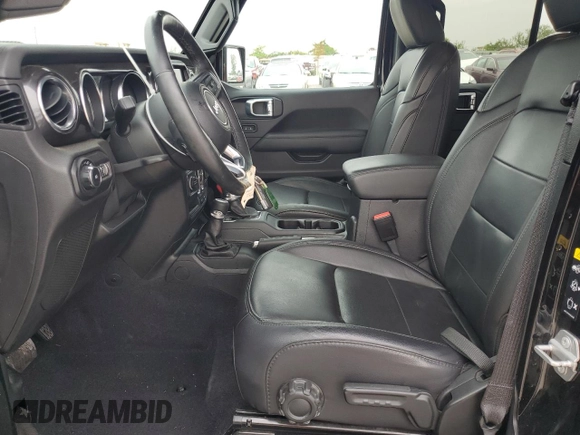 2021 Jeep Wrangler Unlimited Sahara Altitude with VIN 1C4HJXEGXMW671418, listed as a Copart auction lot 68116854 with 38,680 mi miles and Salvage title. Bid and sale history available at DreamBid. Image 7.