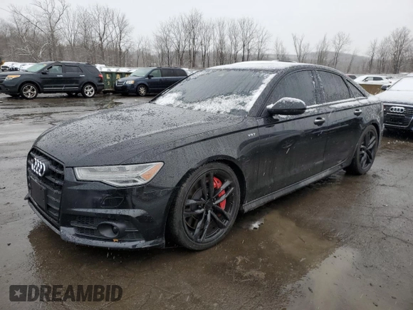 2018 Audi S6 Premium Plus z VIN WAUFFAFC9JN037615, wystawiony jako Copart lot #85506084 z przebiegiem 76 456 mil mil oraz Szkoda całkowita • Salvage title. Historia ofert i sprzedaży dostępna na DreamBid. Obrazek 1.