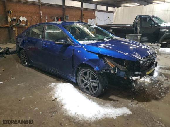2020 Kia Forte GT-Line with VIN 3KPF34AD1LE240650, listed as a Copart auction lot 41636945 with 79,555 mi miles and Salvage Title. Bid and sale history available at carsss.com. Image 4.
