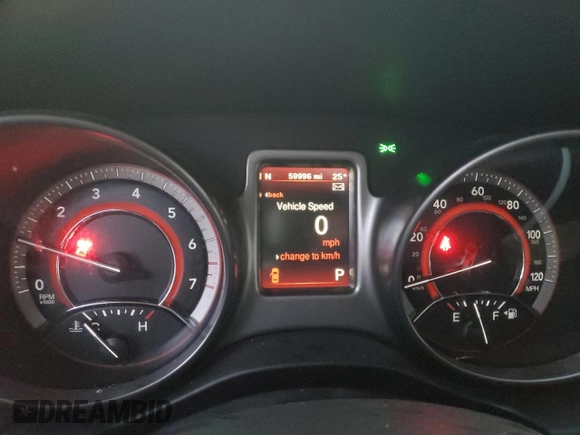 2019 Dodge Journey Crossroad with VIN 3C4PDCGB2KT803118, listed as a Copart auction lot 83989134 with 59,996 mi miles and Salvage Title. Bid and sale history available at DreamBid. Image 9.