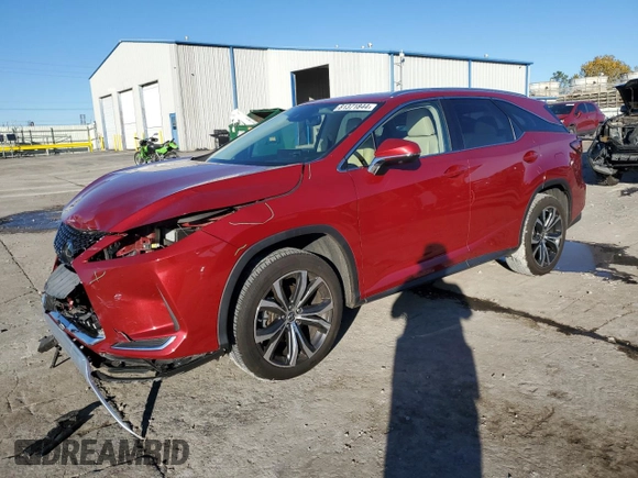 2021 Lexus RX 350L with VIN JTJHZKEA6M2022937, listed as a Copart auction lot 81371844 with 60,329 mi miles and Salvage title. Bid and sale history available at DreamBid. Image 1.