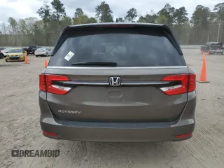 2021 Honda Odyssey EX with VIN 5FNRL6H54MB026366, listed as a Copart auction lot 49229375 with 81,248 mi miles and Salvage Title. Bid and sale history available at DreamBid. Image 6.