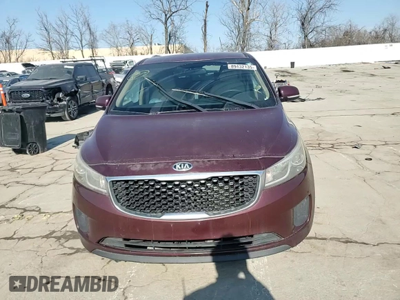 2016 Kia Sedona LX with VIN KNDMB5C12G6088151, listed as a Copart auction lot 89132135 with 139,590 mi miles and Salvage Title. Bid and sale history available at DreamBid. Image 11.