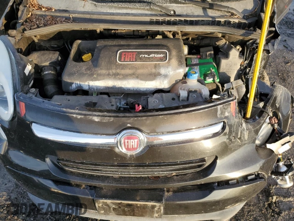 2014 FIAT 500L Easy with VIN ZFBCFABH1EZ001233, listed as a Copart auction lot 87961715 with 88,648 mi miles and Salvage Title. Bid and sale history available at DreamBid. Image 11.