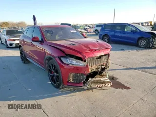 2020 Jaguar F-Pace SVR with VIN SADCZ2EE0LA631336, listed as a Copart auction lot 41931455 with 63,461 mi miles and Salvage Title. Bid and sale history available at DreamBid. Image 12.