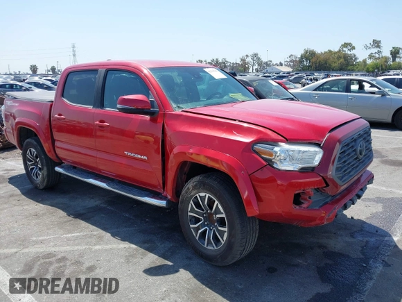 2020 Toyota Tacoma SR5 with VIN 3TMAZ5CN1LM139635, listed as a IAAI auction lot 42313763 with 72,752 mi miles and . Bid and sale history available at DreamBid. Image 1.