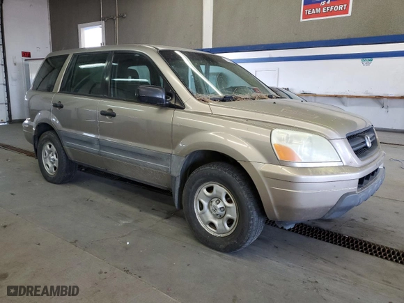 2004 Honda Pilot LX with VIN 2HKYF18164H560909, listed as a Copart auction lot 53088025 with 253,699 mi miles and Clean Title. Bid and sale history available at carsss.com. Image 4.