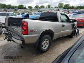 2003 Chevrolet Silverado 1500 LS with VIN 1GCEK14T73Z343155, listed as a Copart auction lot 53270774 with Not Provided miles and Non Repairable. Bid and sale history available at DreamBid. Image 3.