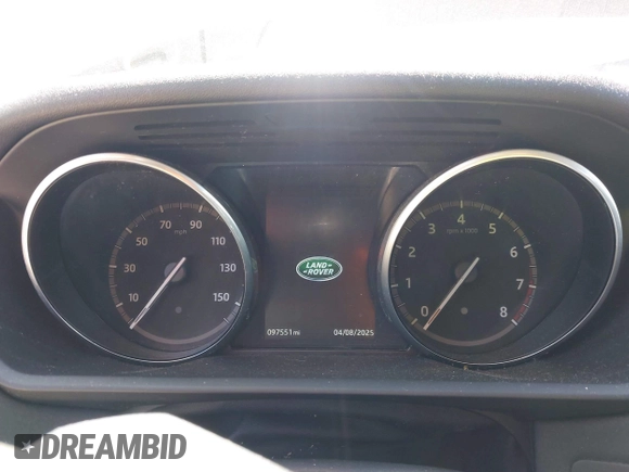 2017 Land Rover Discovery SE with VIN SALRGBBV6HA040864, listed as a IAAI auction lot 41988542 with 97,551 mi miles and . Bid and sale history available at DreamBid. Image 7.