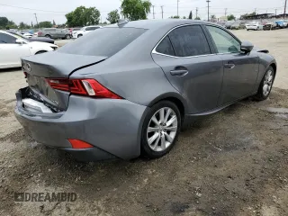 2015 Lexus IS 250 with VIN JTHBF1D28F5074947, listed as a Copart auction lot 59385245 with 120,918 mi miles and Salvage title. Bid and sale history available at DreamBid. Image 3.