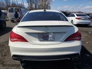2014 Mercedes-Benz CLA-Class CLA 250 with VIN WDDSJ4EB2EN063320, listed as a Copart auction lot 50121855 with 97,436 mi miles and Salvage Title. Bid and sale history available at carsss.com. Image 6.