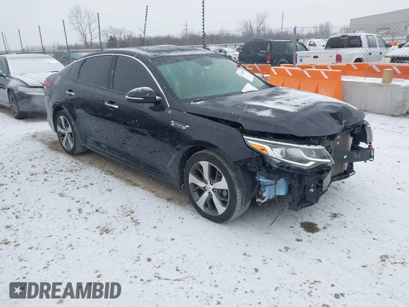 2020 Kia Optima LX with VIN 5XXGT4L37LG420330, listed as a IAAI auction lot 41264495 with 83,906 mi miles. Bid and sale history available at carsss.com. Image 1.