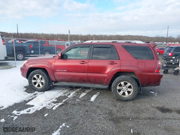 2005 Toyota 4Runner SR5 with VIN JTEBU14R458039545, listed as a IAAI auction lot 41436857 with 225,110 mi miles. Bid and sale history available at carsss.com. Image 14.