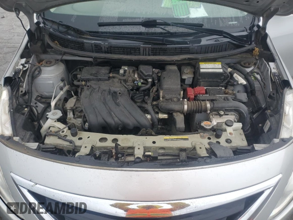 2015 Nissan Versa SV with VIN 3N1CN7AP5FL807681, listed as a Copart auction lot 53857695 with 124,508 mi miles and Salvage Title. Bid and sale history available at carsss.com. Image 11.