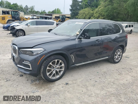 2019 BMW X5 xDrive40i with VIN 5UXCR6C59KLL24044, listed as a Copart auction lot 49685143 with 36,733 mi miles and . Bid and sale history available at DreamBid. Image 1.