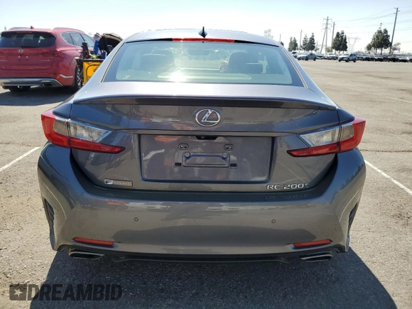 2017 Lexus RC 200t z VIN JTHHA5BCXH5005482, wystawiony jako Copart lot #47223135 z przebiegiem 85 763 mil mil oraz Szkoda całkowita • Salvage title. Historia ofert i sprzedaży dostępna na DreamBid. Obrazek 6.
