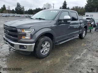 2015 Ford F-150 XLT w/HD Payload Pkg with VIN 1FTFW1EG0FFC08308, listed as a Copart auction lot 49697285 with 144,069 mi miles and Salvage Title. Bid and sale history available at carsss.com. Image 1.