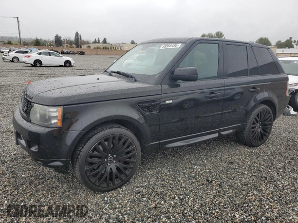 2012 Land Rover Range Rover Sport SC with VIN SALSH2E45CA749702, listed as a Copart auction lot 48366495 with 128,439 mi miles and Salvage title. Bid and sale history available at DreamBid. Image 1.