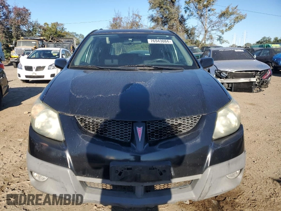2004 Pontiac Vibe with VIN 5Y2SL62894Z436921, listed as a Copart auction lot 76943084 with 178,027 mi miles and Non Repairable. Bid and sale history available at carsss.com. Image 5.